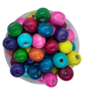 Bolita madera 10mm multicolor