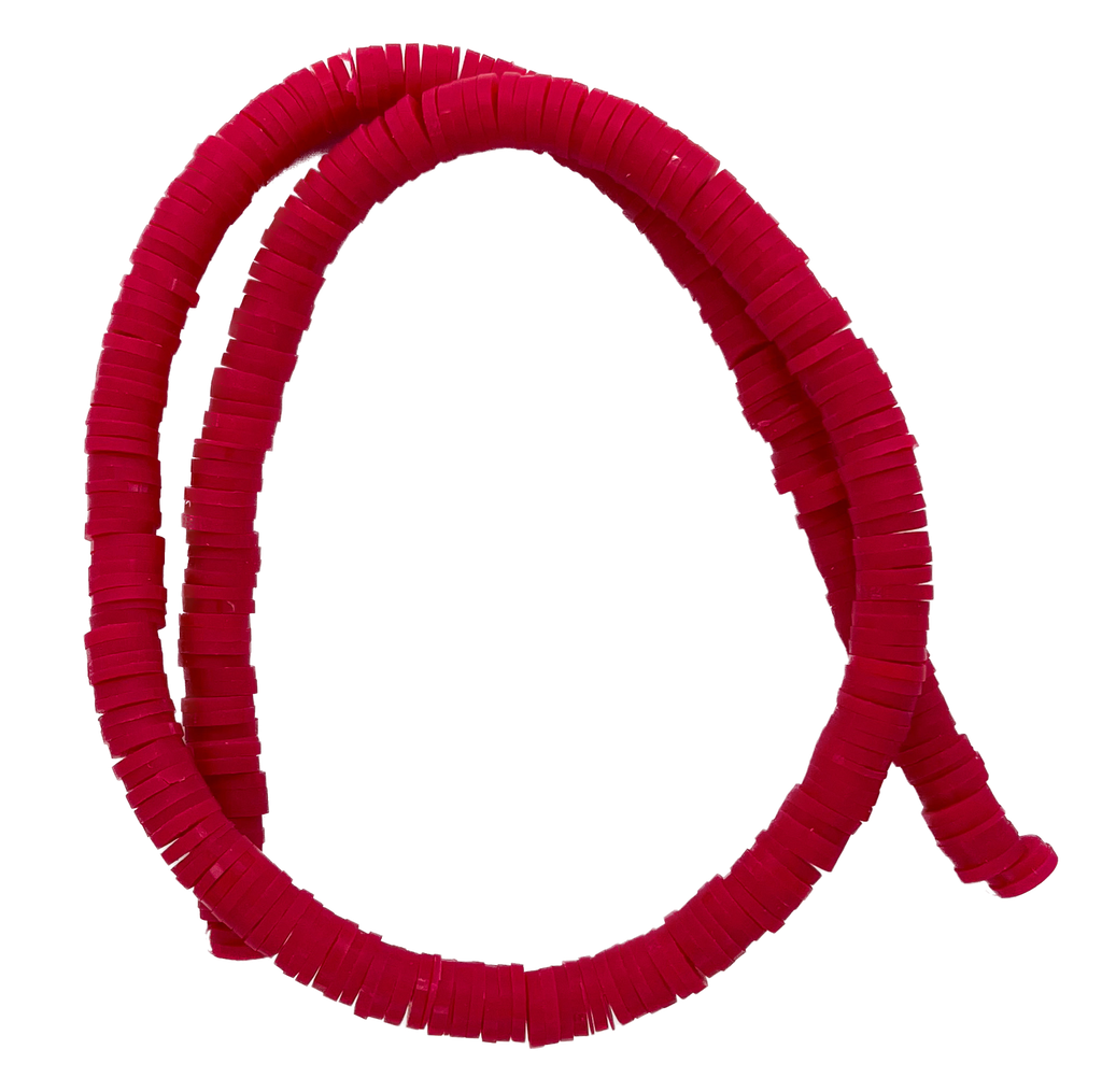 Tira Fimo plano 6 mm rojo sangre