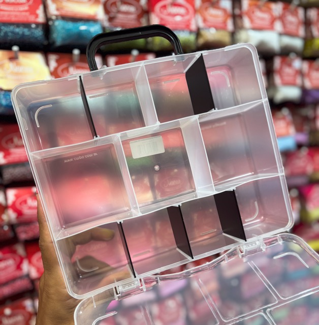 Maletín organizador 11 divisiones línea cristal 