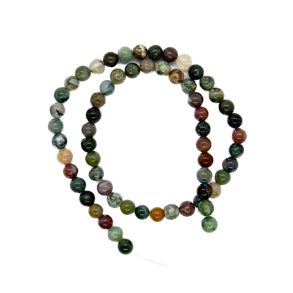 Bolita piedra agata india 6mm x tira   