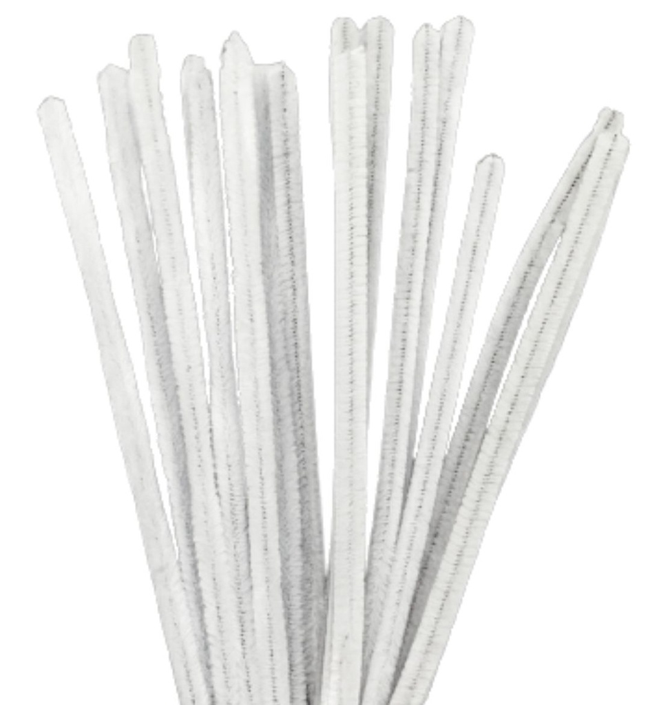 Limpia pipa blanco x 10un.  