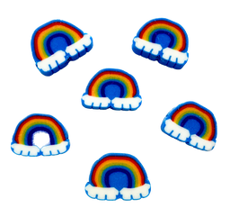 Fimo arco iris (mod2) x 5 un.