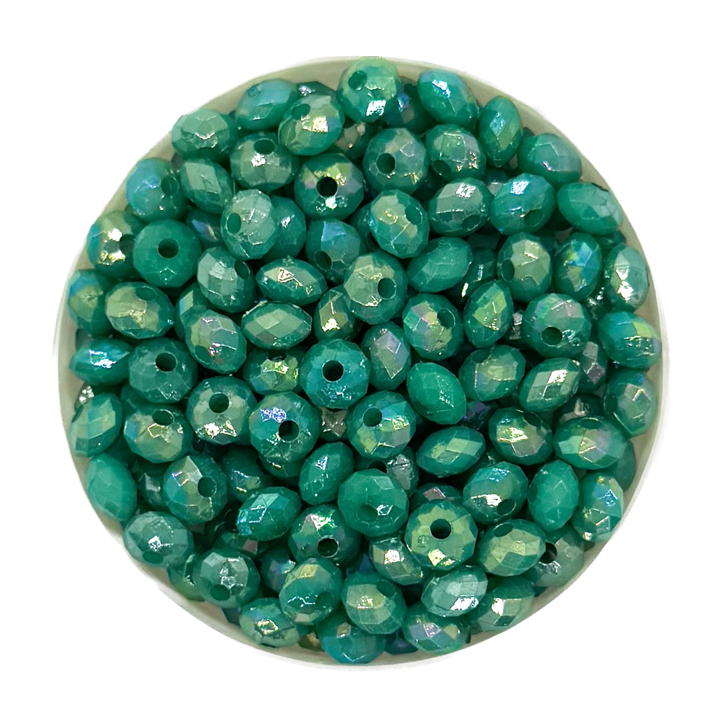 Dona acrílica facetada 6mm x 10gr #032