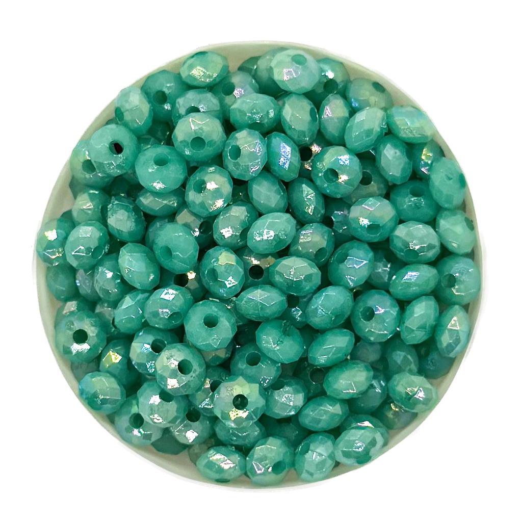 Dona acrílica facetada 6mm x 10gr #031