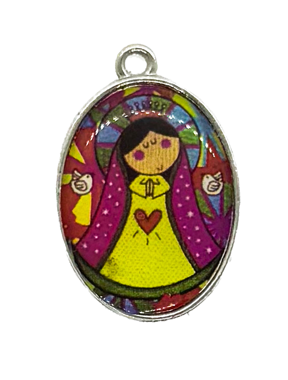 Dije Porfis medalla oval virgen #11 x 1un.