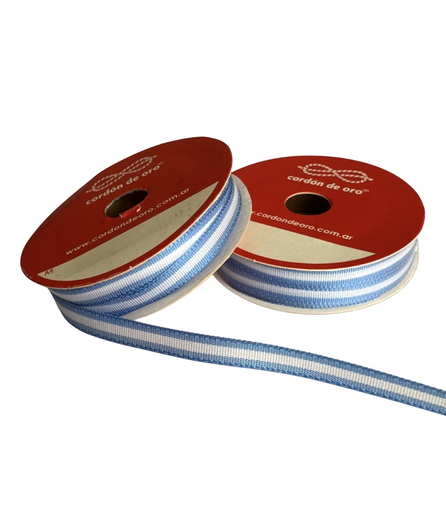 Cinta Bandera Argentina C. de O. 6mm x 10mt 
