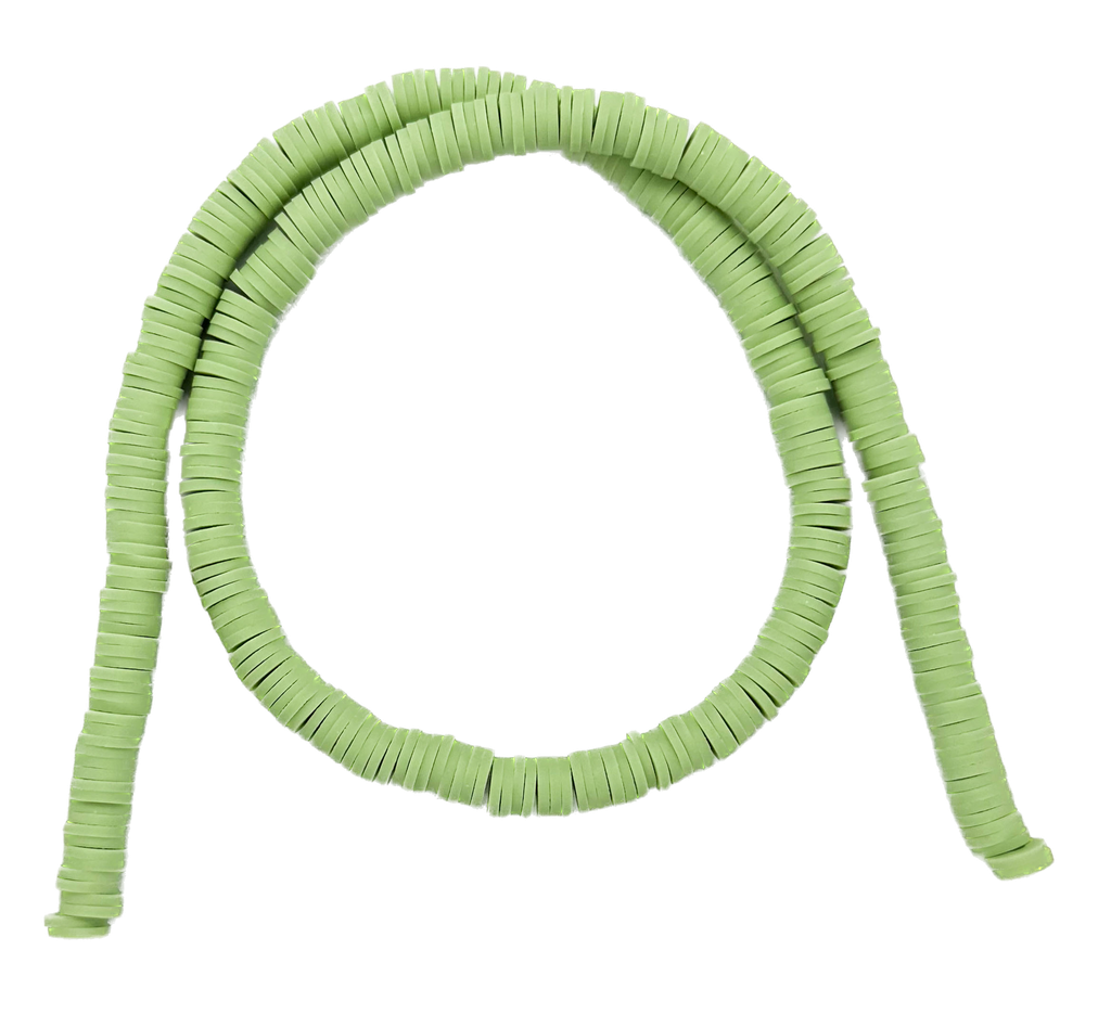 Tira Fimo plano 6 mm verde pastel