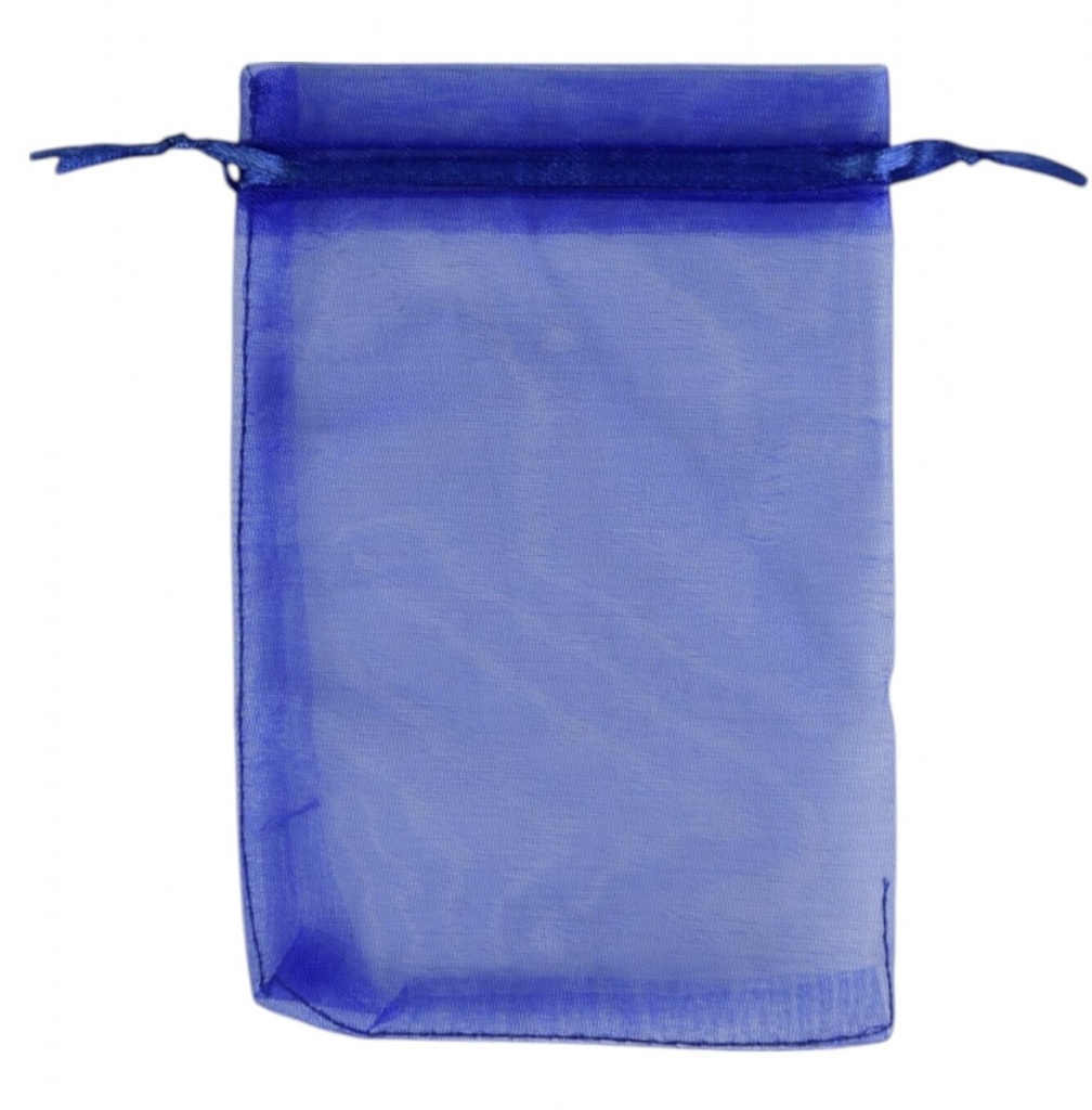 Bolsita de organza 13x19cm azul x 10un. 