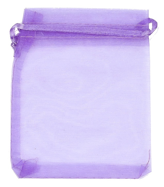 Bolsita de organza 13x19cm lila x 10un.  
