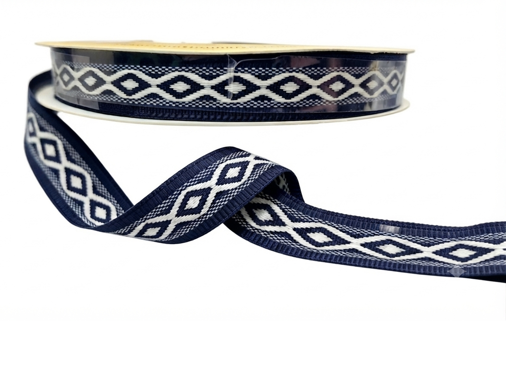 Cinta Brooklyn Pampa Azul 10mm x 10mt 