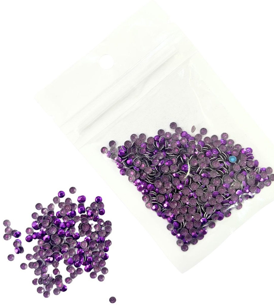 Tachas termopegables violeta 3mm x 5gr     