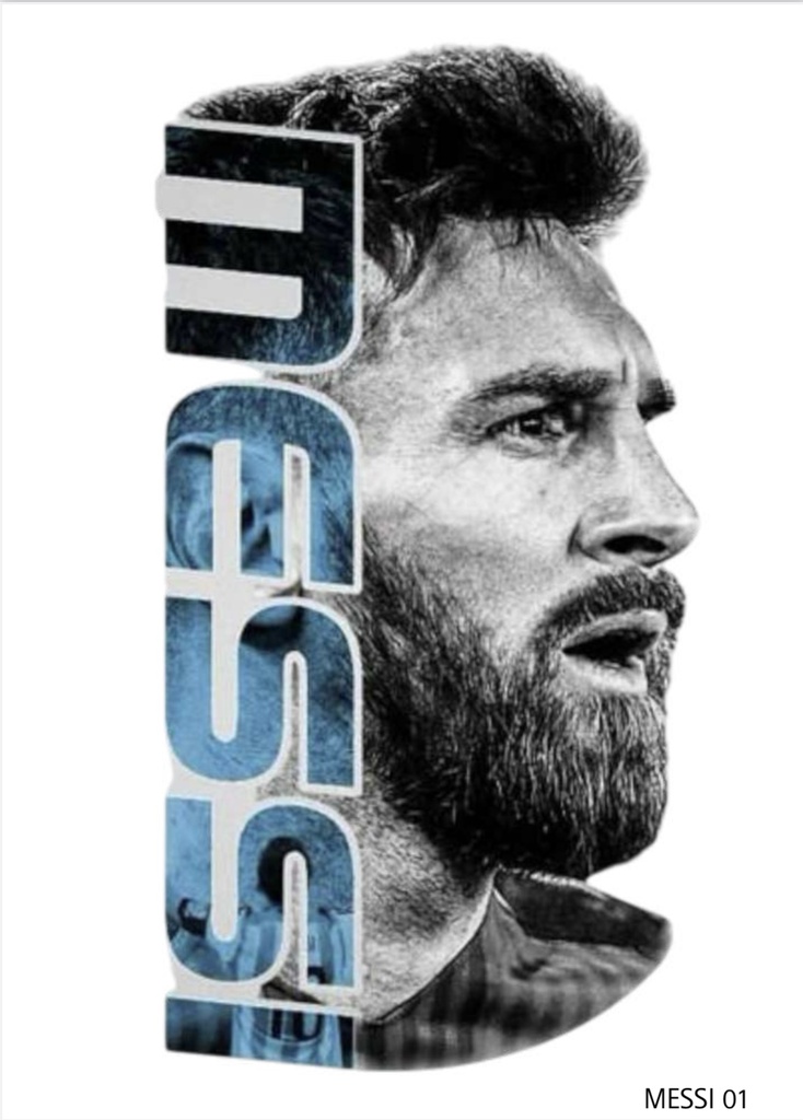 Transfer DTF Messi 01 x 1 hoja