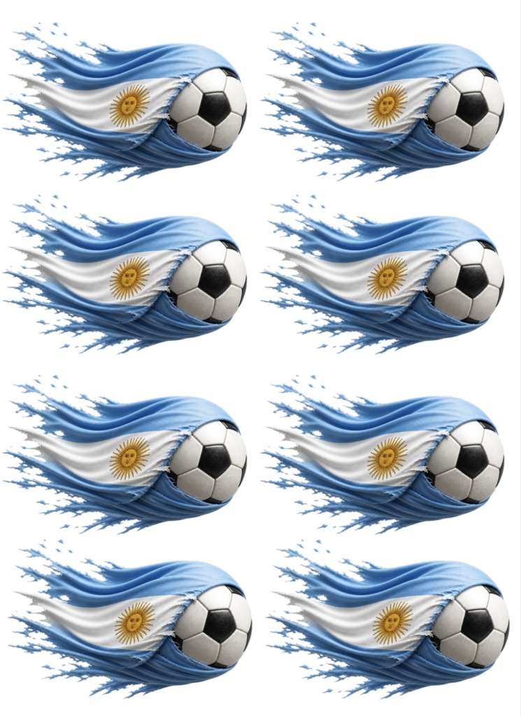 Transfer DTF 01 mundial 05 x 1 hoja 