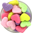 Plástico infantil pastel corazón love x 10gr.