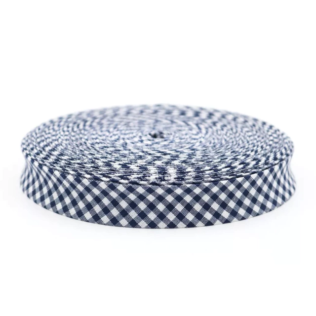 Cinta cuadrille blanca y negra 10mm x 1mt