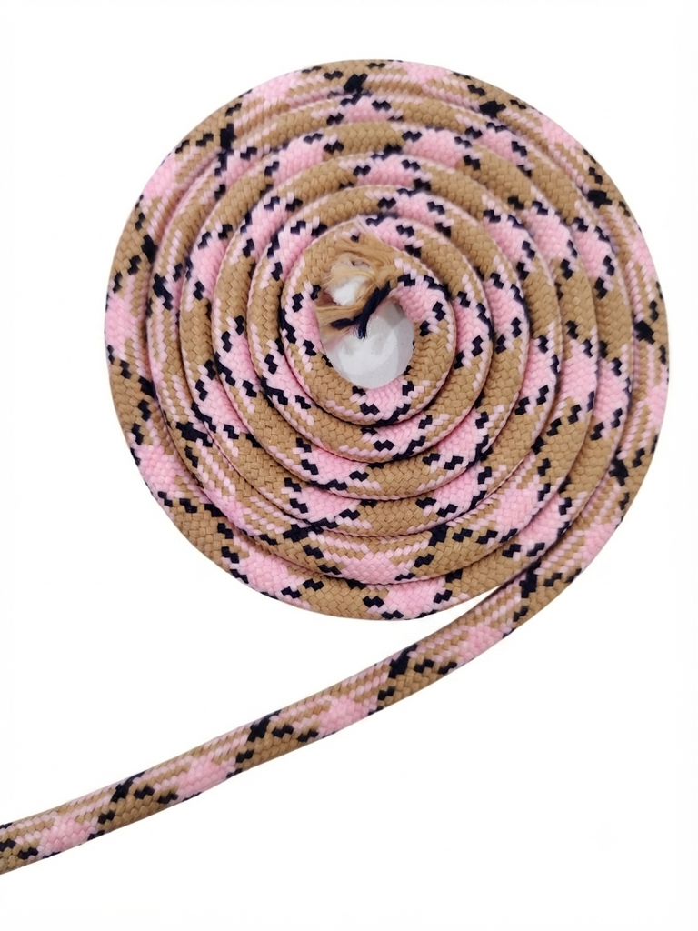 Paracord Cordón con alma jaspeado rosa 7mm x 1mt 