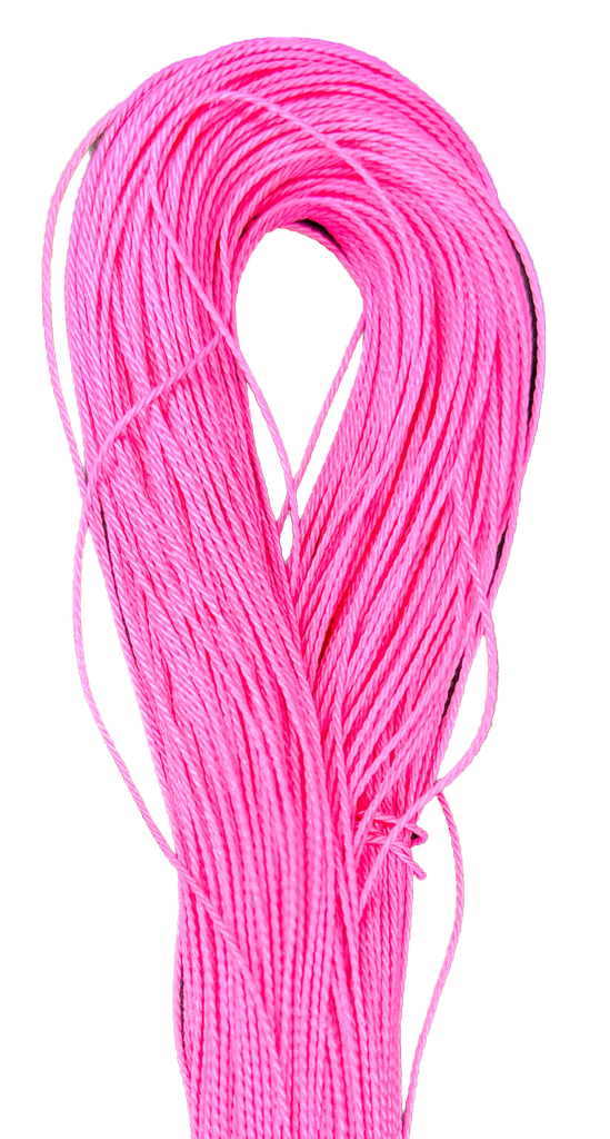 Cordón encerado 1mm rosa chicle x 10 mts.