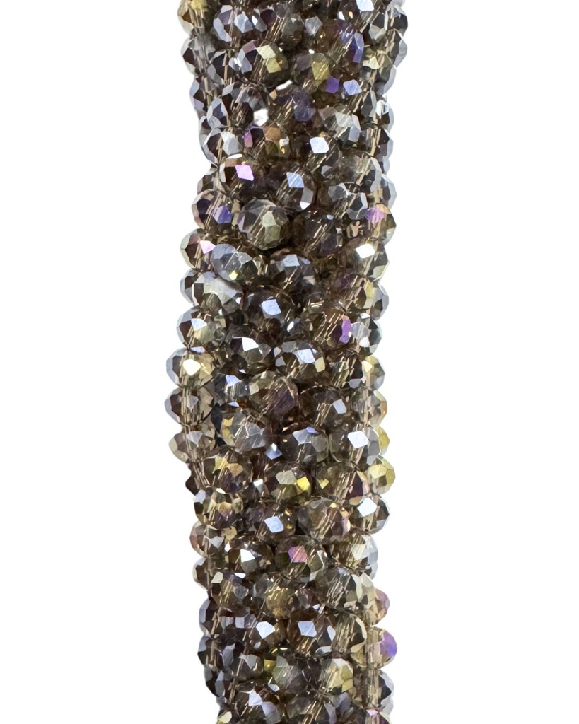 Cristal de roca 6mm gris transp tornasol (GB) 
