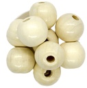 Bolita madera 20mm beige