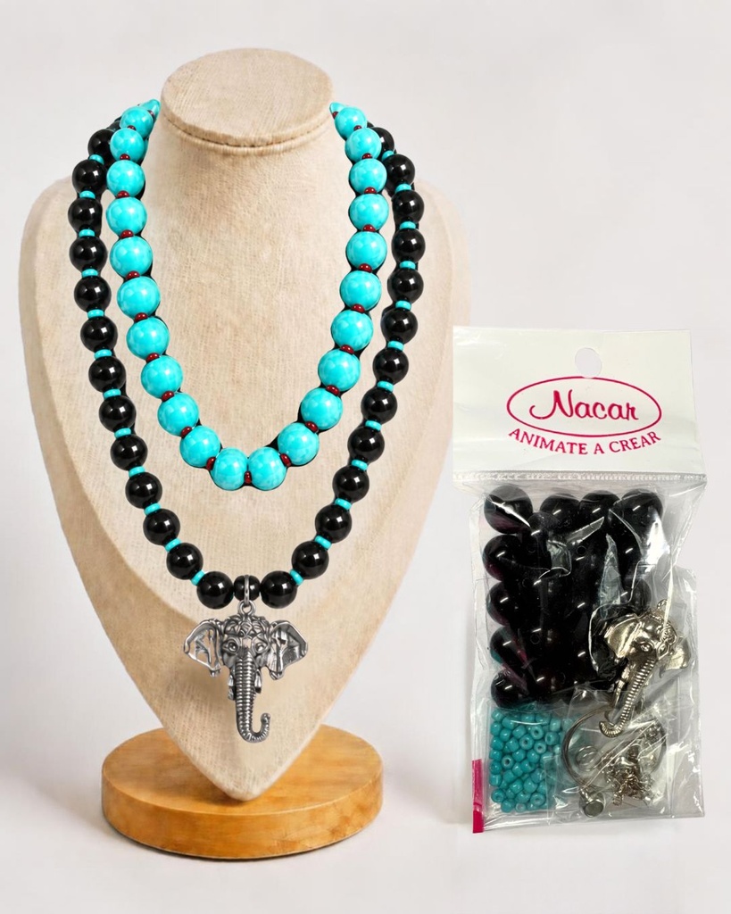  Set Collar Chicle Negro