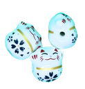 Gatitos cerámica blanco