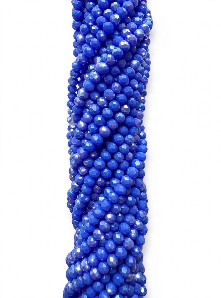 Cristal de roca 4mm lavanda oscuro opaco tornasol (GC) 