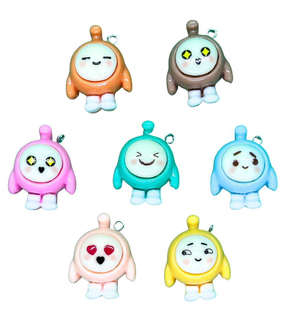 Dije infantil c/pitón Teletubies #402 x 1 un.