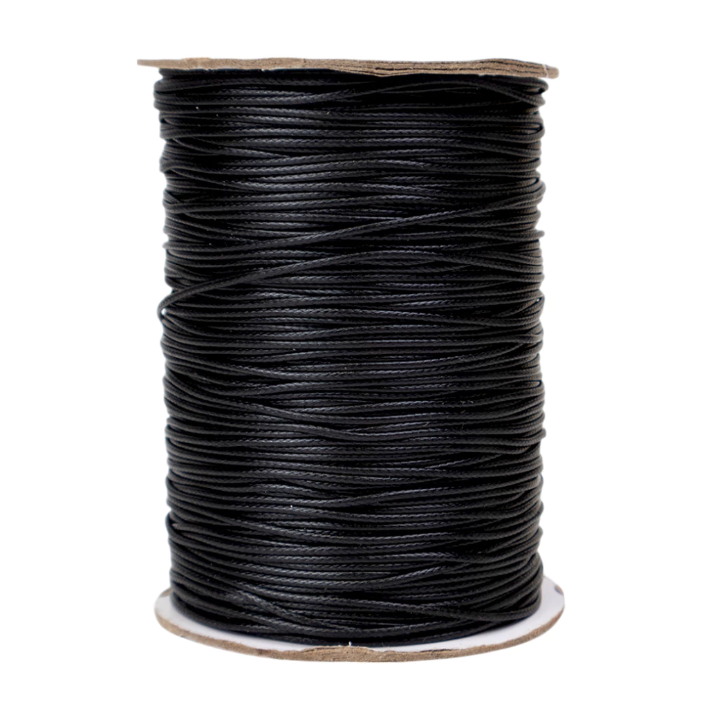 Cordón Coreano 1mm rollo negro x 155mts 