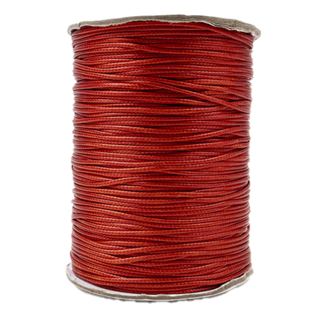 Cordón Coreano 1mm rollo rojo x 155mts