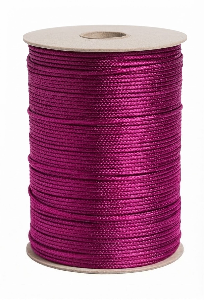 Cordón Coreano 1mm rollo magenta x 155mts 