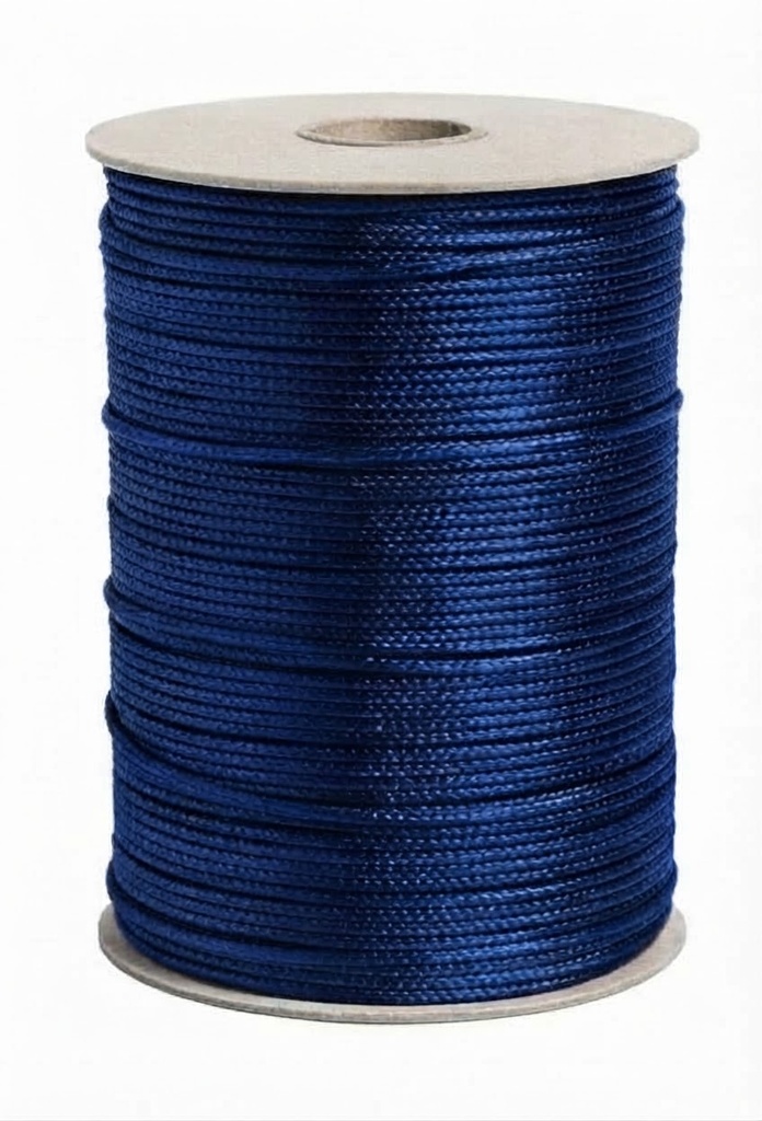 Cordón Coreano 1mm rollo azúl noche x 155mts 