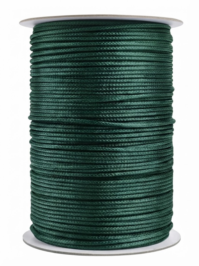 Cordón Coreano 1mm rollo verde x 155mts 