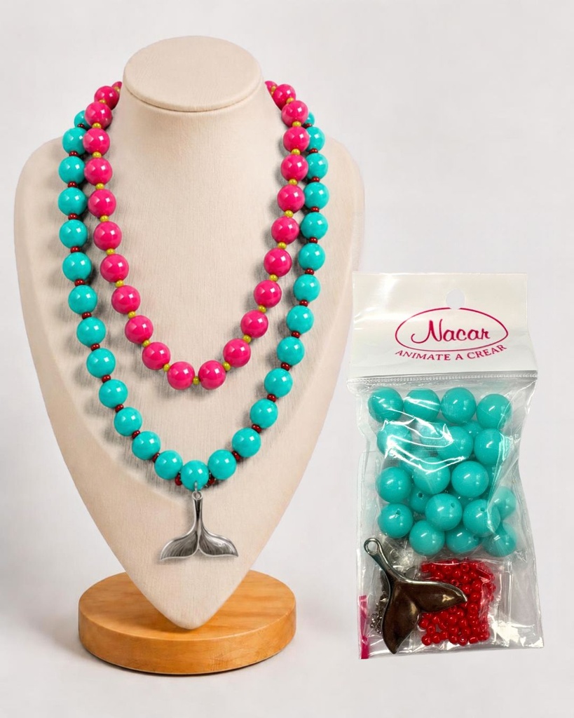  Set Collar Chicle Aqua