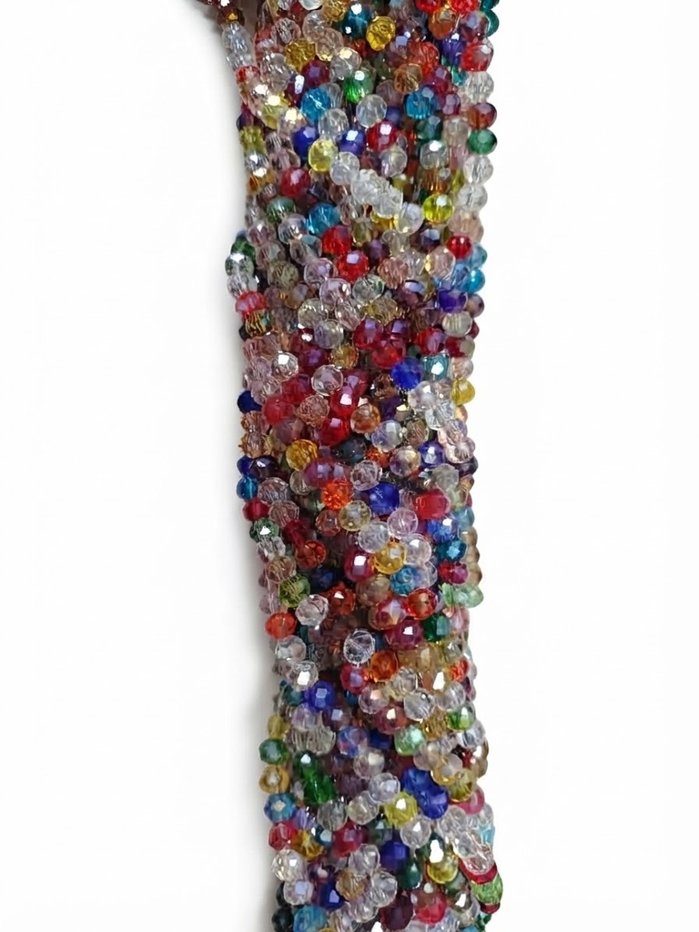 Cristal de roca 6mm multicolor transparente (GF) 