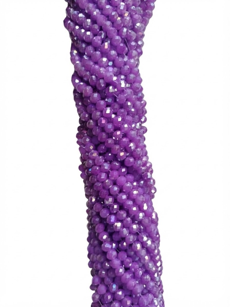 Cristal de roca 6mm lila opalino tornasol (GF) 