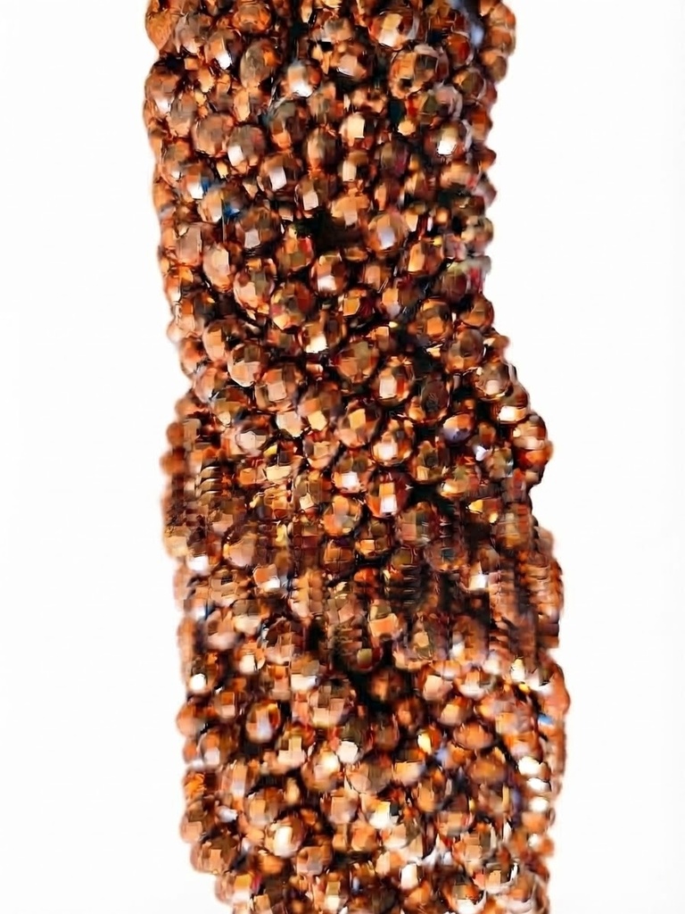Cristal de roca 6mm bronce metalizado (GC) 