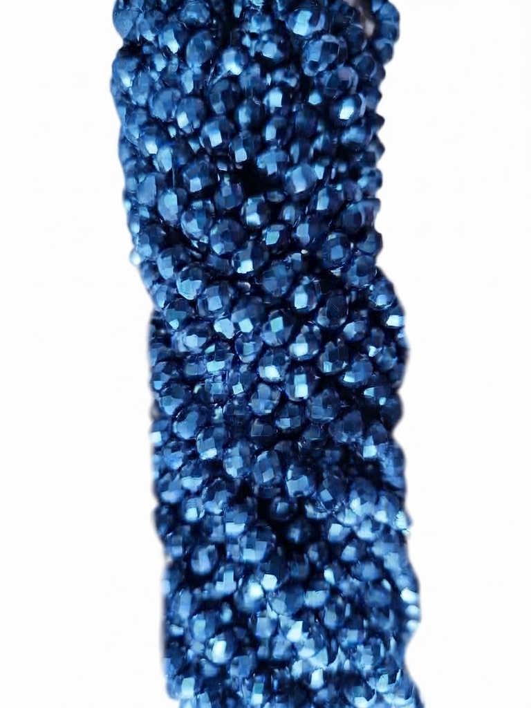 Cristal de roca 6mm azul metalizado (GC)  