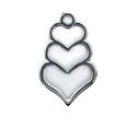 Dijes de fundición corazones x 10gr