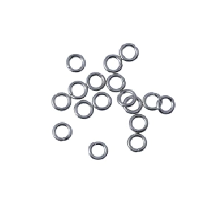 Argollas de unión níquel 6mm x 1.0mm  