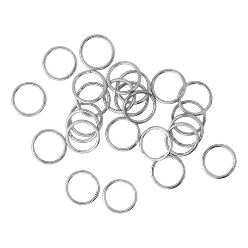 Argollas de unión níquel 9mm x 0,8mm  