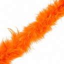 Boa de plumas naranja x 2mt.