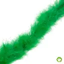 Boa de plumas verde x 2mt.