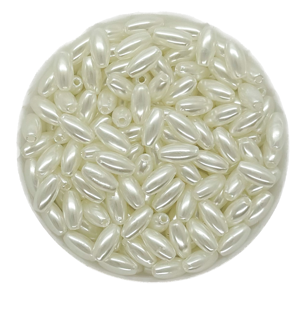 Perla arroz perlada 4x8mm x 10grs.