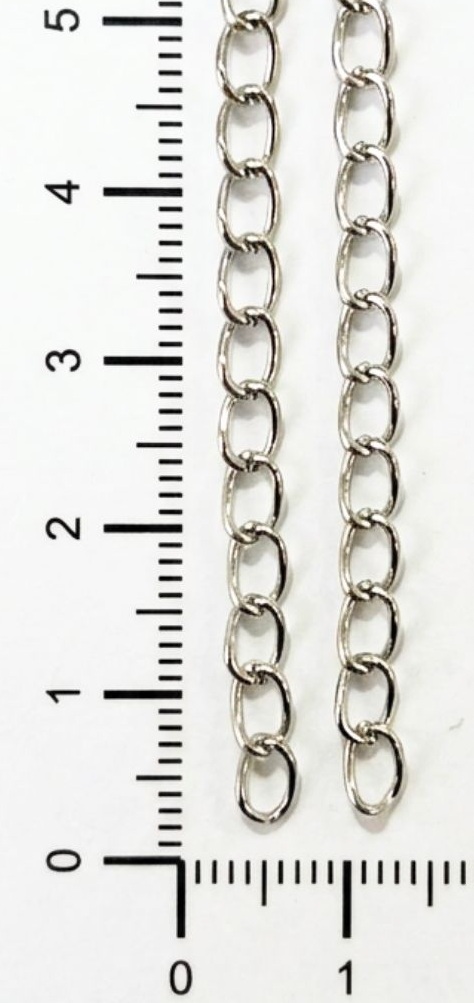 Cadena fundición niquel N°2  x 1mt 