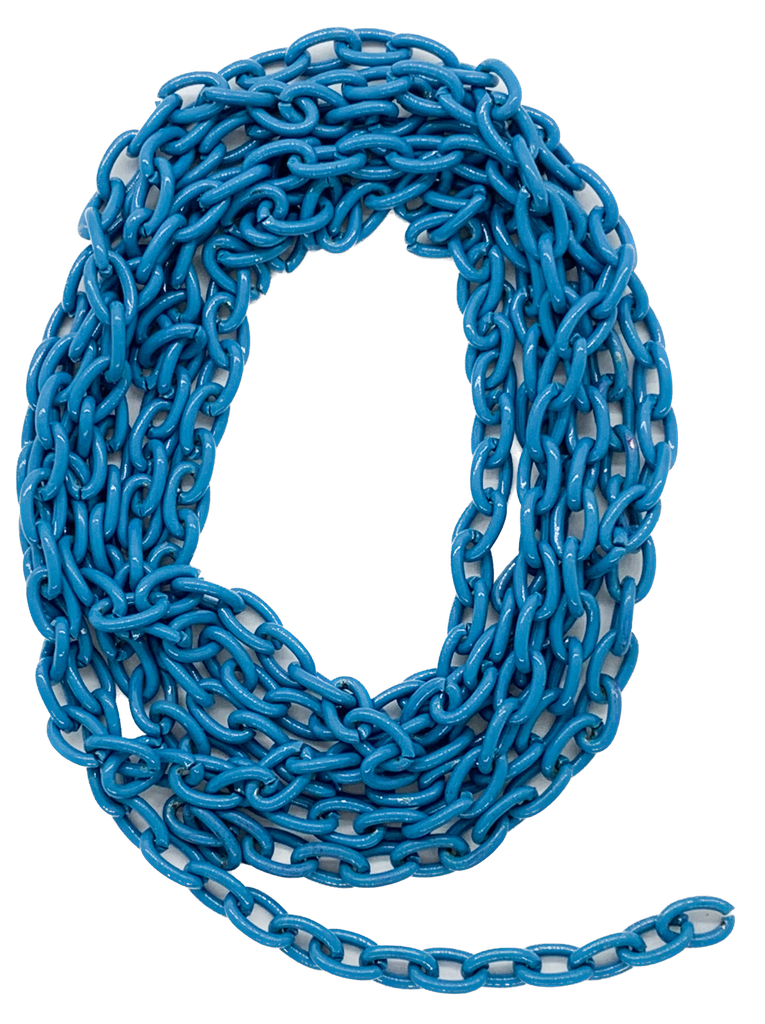 Cadena esmaltada forcet celeste x 1 mt.