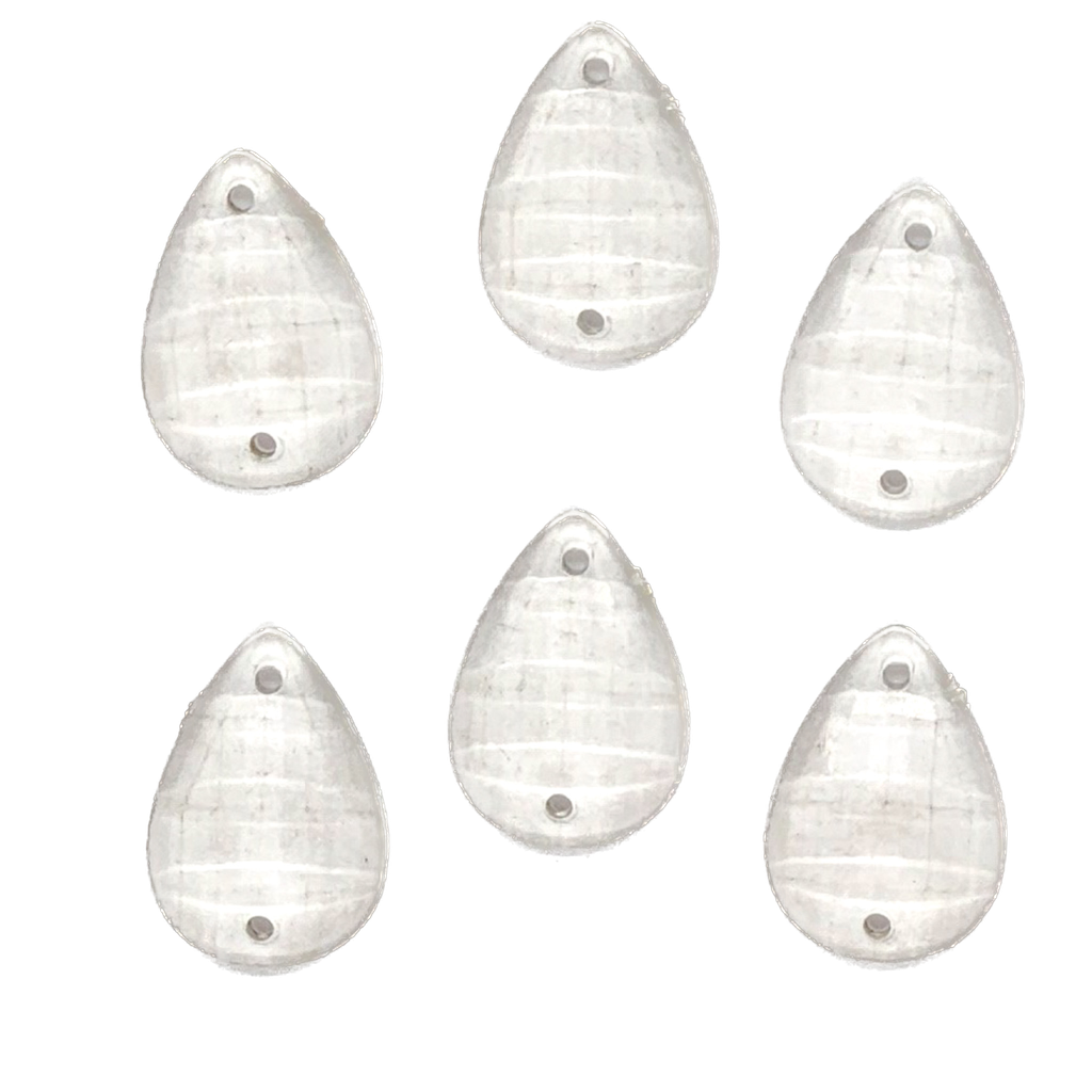 Cairel acrílico transparente gota 20x15mm 10gr.