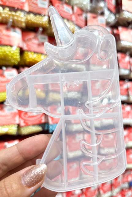 Cajita organizadora Unicornio perfil