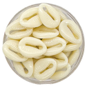 Caracoles buzios partidos plástico beige x 10g
