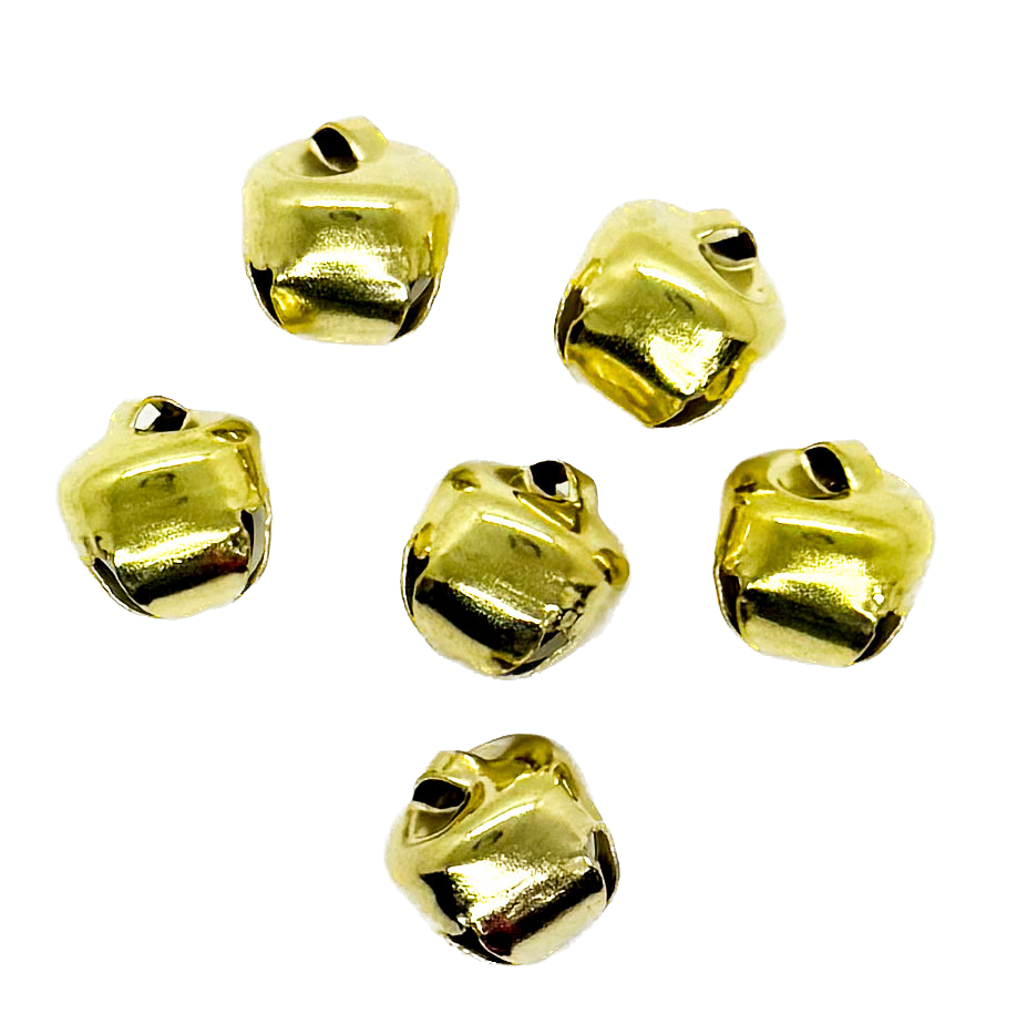 Cascabel dorado 10 mm x 20un.