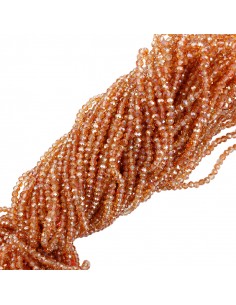 Cristal de roca 4 mm cobre tornasol